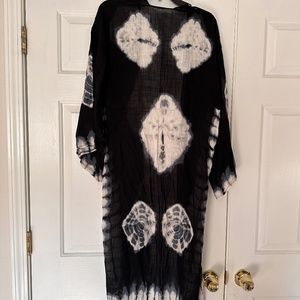 Three Bird Nest Tie Dye Kimono